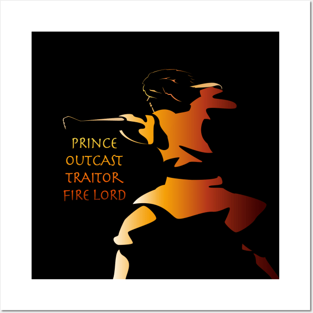 Prince Outcast Traitor Fire Lord Wall Art by 80q Dresses You